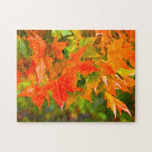 Maple Leaf Dance Jigsaw Puzzle
