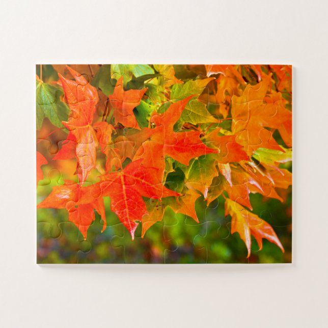 Maple Leaf Dance Jigsaw Puzzle (Horizontal)