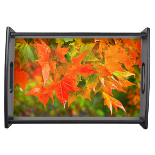 Maple Leaf Dance Serving Tray