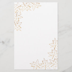Maple Leaf Edge Stationery
