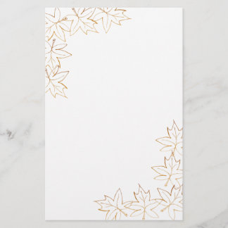 Maple Leaf Edge Stationery