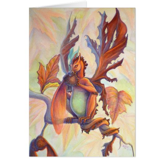 Maple leaf Fairy Dragon Cards (Front)