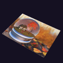 Maple Leaf Globe Doormat