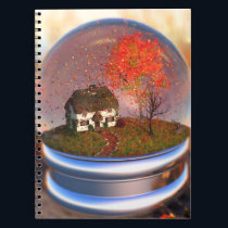 Maple Leaf Globe Notebook