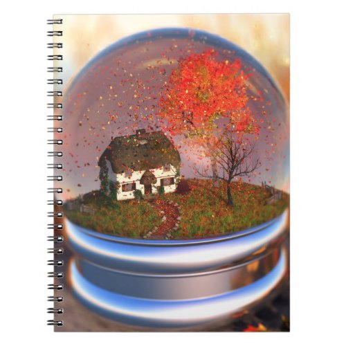 Maple Leaf Globe Notebook