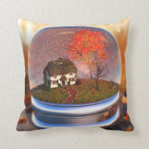 Maple Leaf Globe Pillow