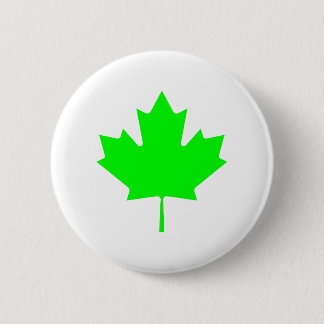 Maple Leaf Green LtTransp The MUSEUM Zazzle Gifts Pinback Button