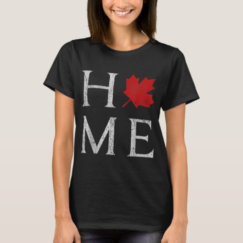 Maple Leaf Love Canada Day Proud Canadian Flagpng T_Shirt