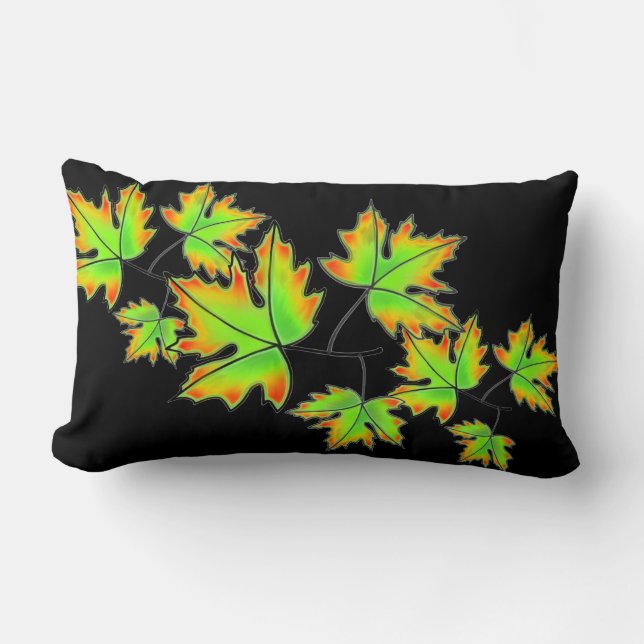 Maple Leaf Lumbar Pillow (Front)