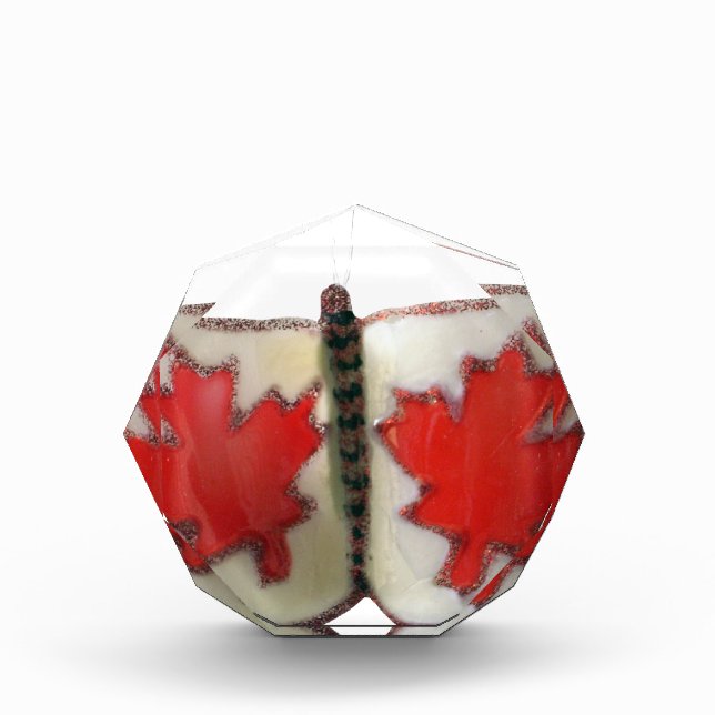 "Maple Leaf Monarch" Canadian Flag Butterfly  Award (Front)