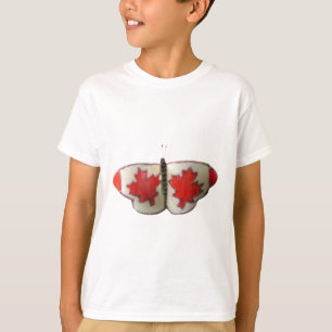 "Maple Leaf Monarch" Canadian Flag Butterfly T-Shirt