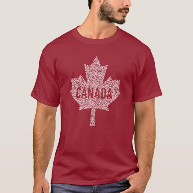 Maple Leaf of Canada  T-Shirt (Front)