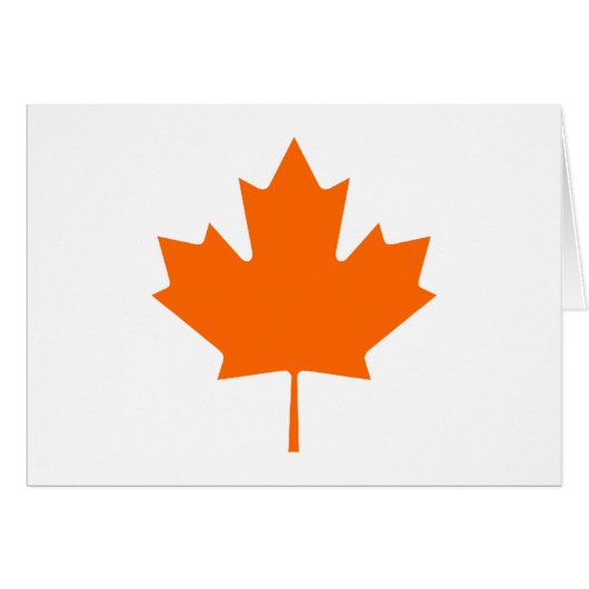 Maple Leaf OrangeBrTransp The MUSEUM Zazzle Gifts (Front Horizontal)