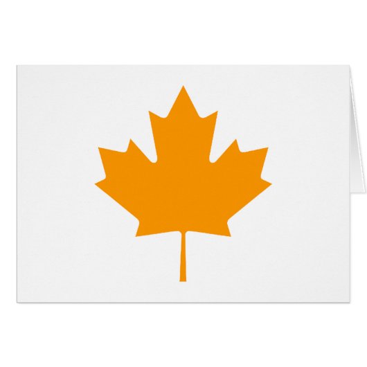 Maple Leaf OrangeTransp The MUSEUM Zazzle Gifts (Front Horizontal)
