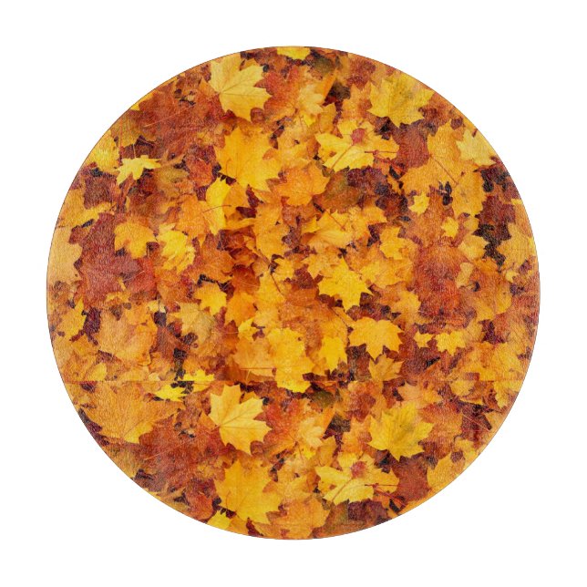Maple Leaf Pattern-25877 Cutting Board (Front)