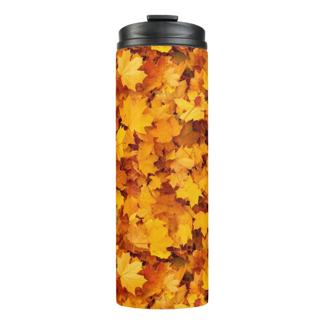 Maple Leaf Pattern-25877 Thermal Tumbler (Front)
