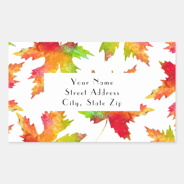 Maple Leaf Pattern 2 labels (Front)