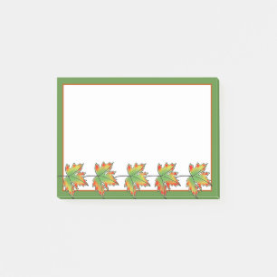 Maple Leaf Post-it Notes
