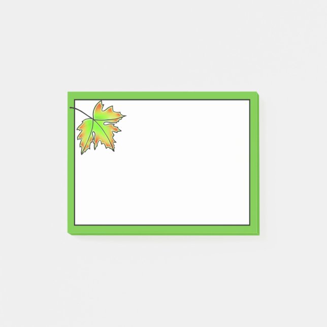 Maple Leaf Post-it Notes (Front)