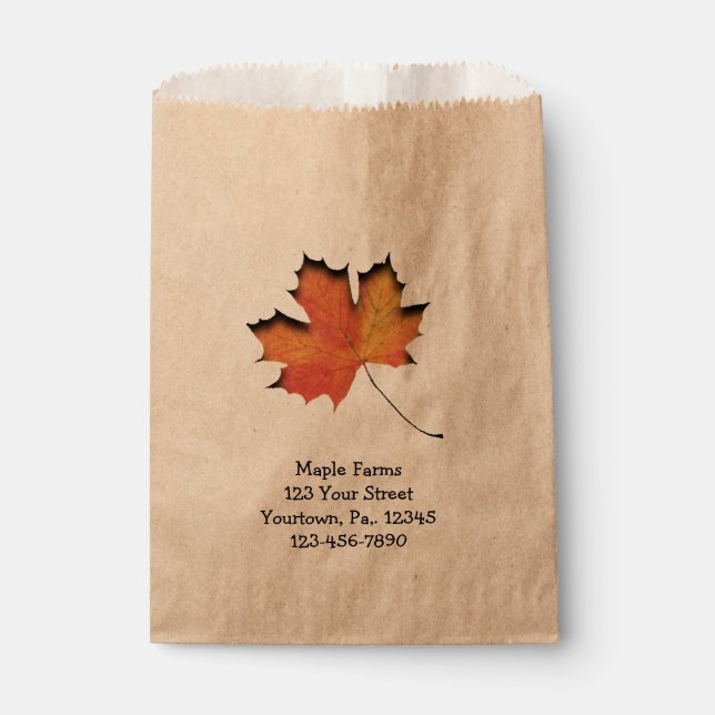 Maple Leaf Product Bag Business Bag (Front)
