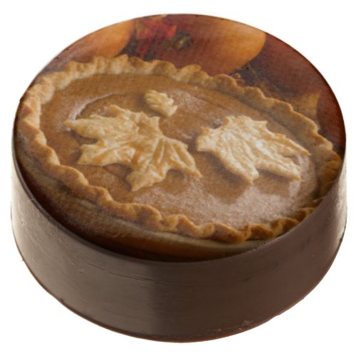 Maple leaf pumpkin pie chocolate covered oreo