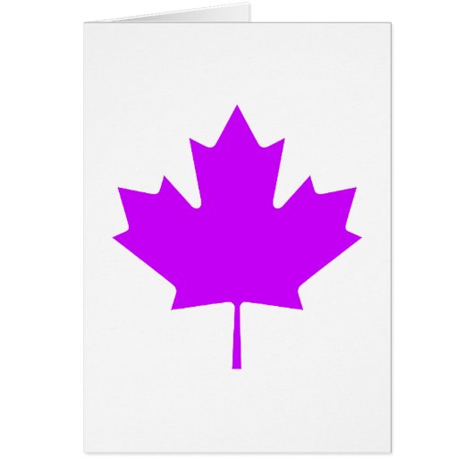 Maple Leaf PurpleTransp The MUSEUM Zazzle Gifts (Front)