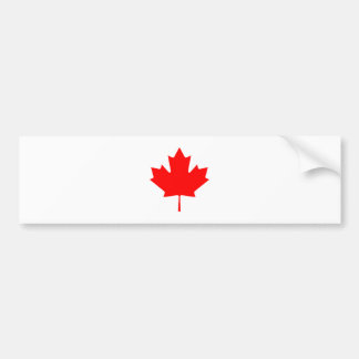 Maple Leaf RedTransp The MUSEUM Zazzle Gifts Bumper Sticker