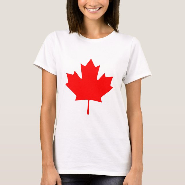 Maple Leaf RedTransp The MUSEUM Zazzle Gifts T-Shirt (Front)