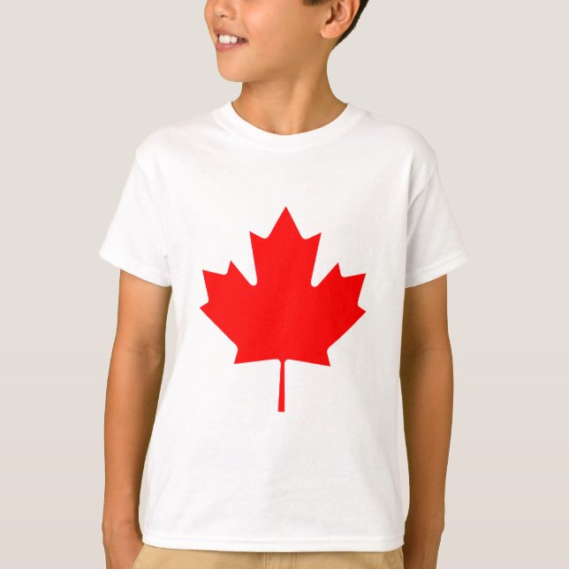 Maple Leaf RedTransp The MUSEUM Zazzle Gifts T-Shirt (Front)