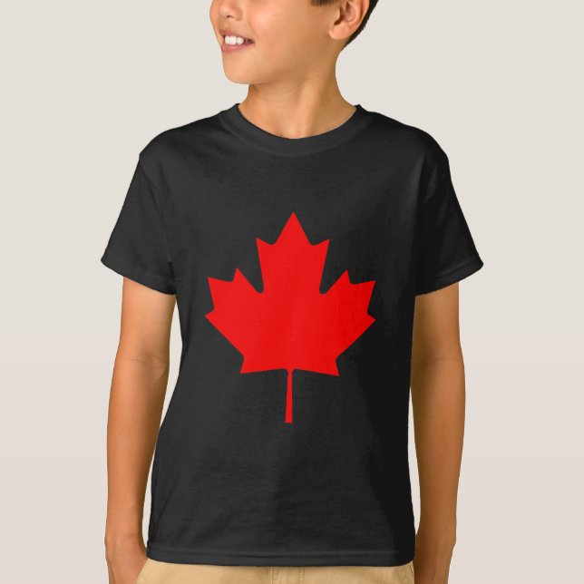 Maple Leaf RedTransp The MUSEUM Zazzle Gifts T-Shirt (Front)