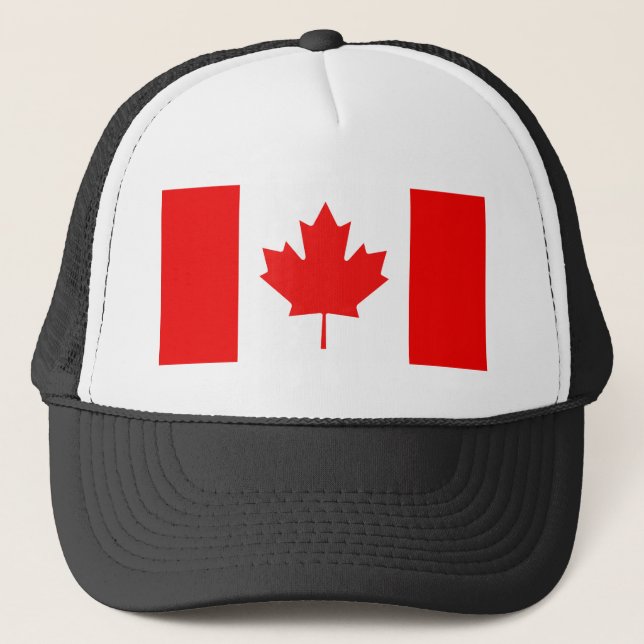 Maple Leaf Symbol Trucker Hat (Front)