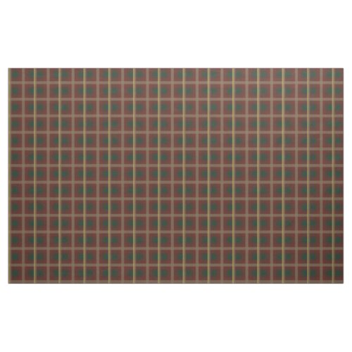 Maple Leaf Tartan Fabric