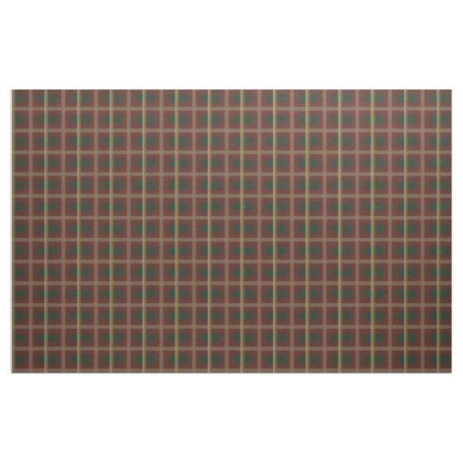 Maple Leaf Tartan Fabric