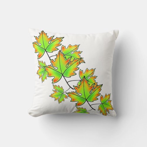 Maple Leaf Throw Pillow
