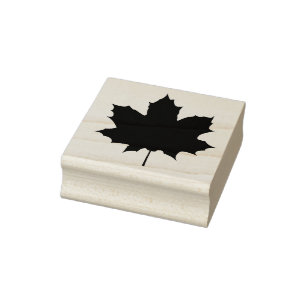 Maple Leaf Wood Art Stamp