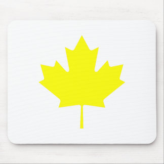 Maple Leaf YellowTransp The MUSEUM Zazzle Gifts Mouse Pad