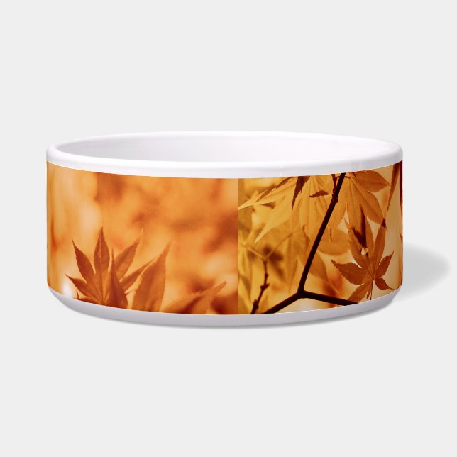 Maple Leaves Background-10792 Bowl (Front)