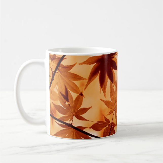 Maple Leaves Background-10792 Coffee Mug (Left)