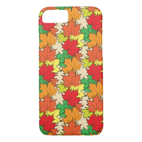 Maple leaves I iPhone 87 Case