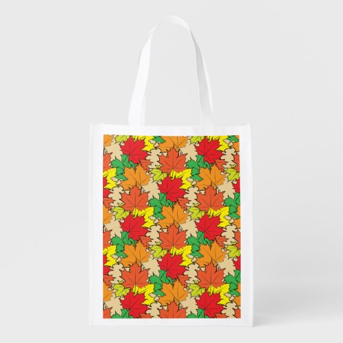 Maple leaves I Grocery Bag