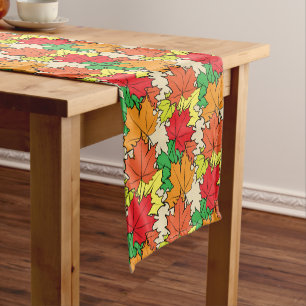 Maple leaves I Short Table Runner