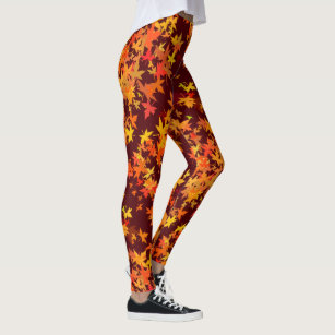 fall leaf leggings