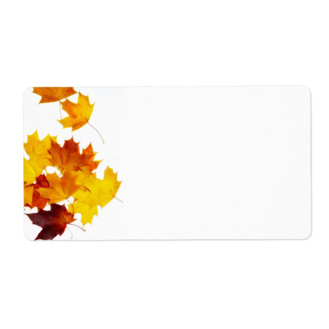 Maple leaves label (Front)