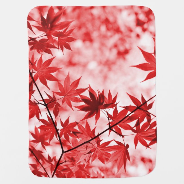 Maple Leaves Landscape Design-21355 Baby Blanket (Front)
