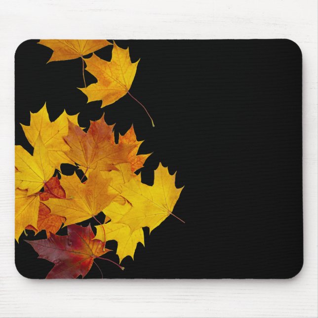Maple leaves mouse pad (Front)