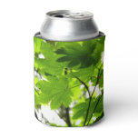 Maple Leaves with Raindrops Can Cooler