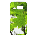 Maple Leaves with Raindrops Samsung Galaxy S7 Case