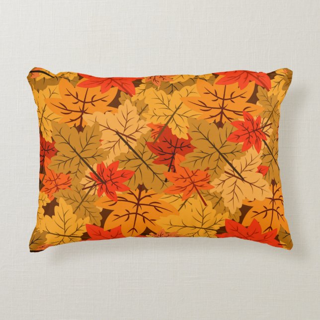 Maple Leves Accent Pillow (Front)