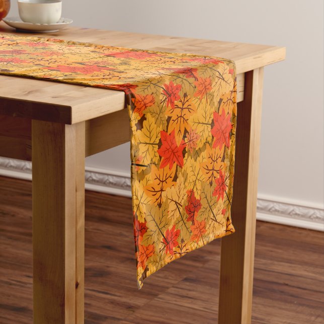 Maple Leves Short Table Runner (In Situ)