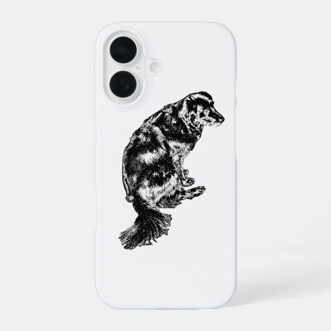 Maple-Light Watcher — Retriever Iphone Case (Back)